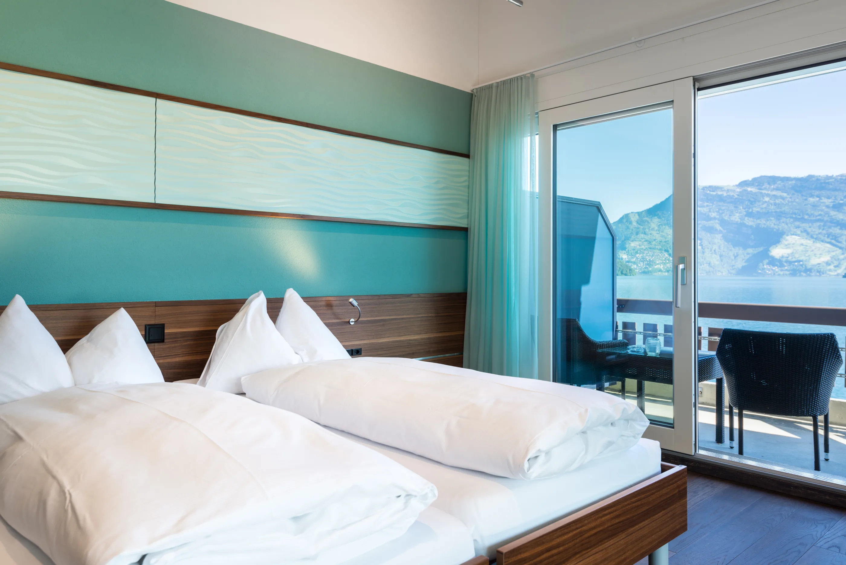 Hotel Nidwaldnerhof: Wellness Suite mit Balkon und Seeblick