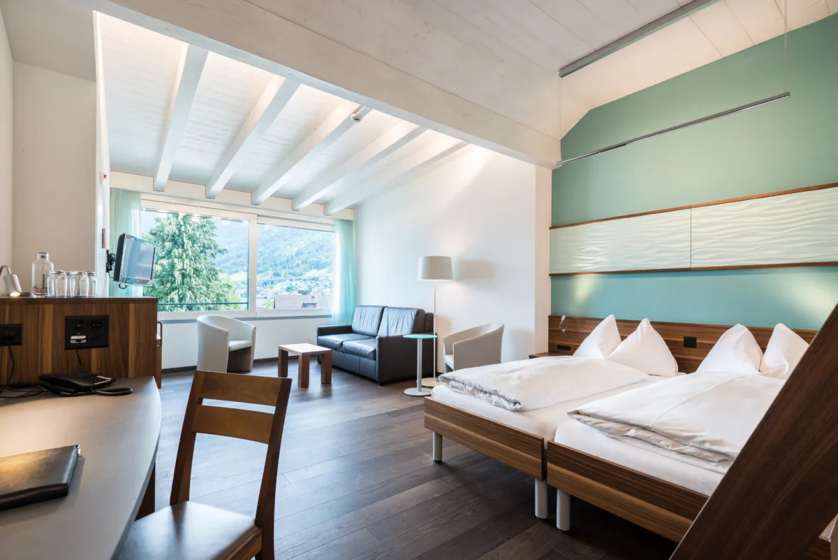 Hotel Nidwaldnerhof: Familiensuite mit See -und Dorfblick